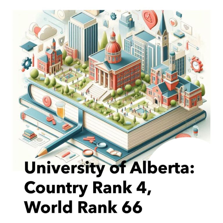 University of Alberta: Country Rank 4, World Rank 66